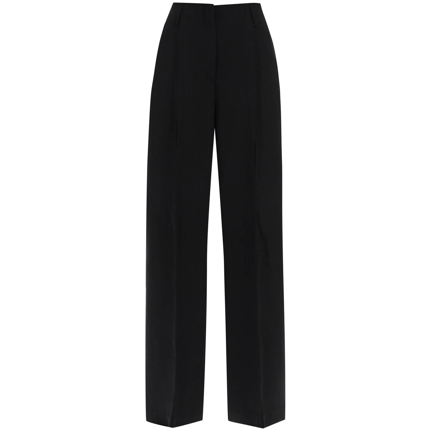 Wool Blend Tailored Pants