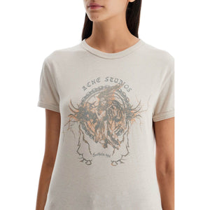 ACNE STUDIOS-Printed Slim Fit T Shirt -JOHN JULIA.