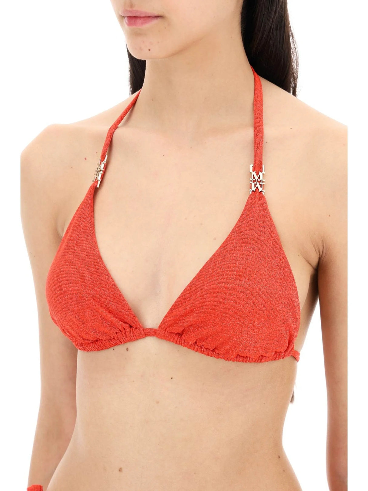 Lurex Triangle Bikini Top-Max Mara Beachwear-JOHN JULIA