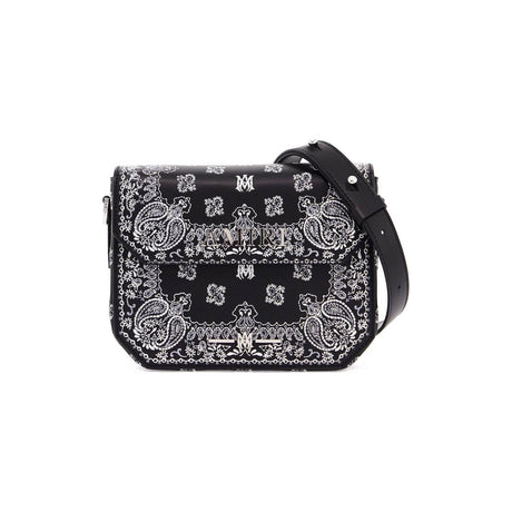 Bandana Embroidered Crossbody Bag With Shoulder