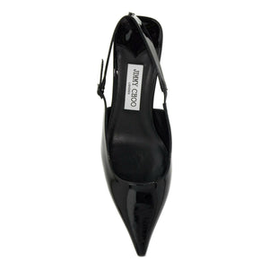 Amel 50 Patent Leather Slingback Pumps.