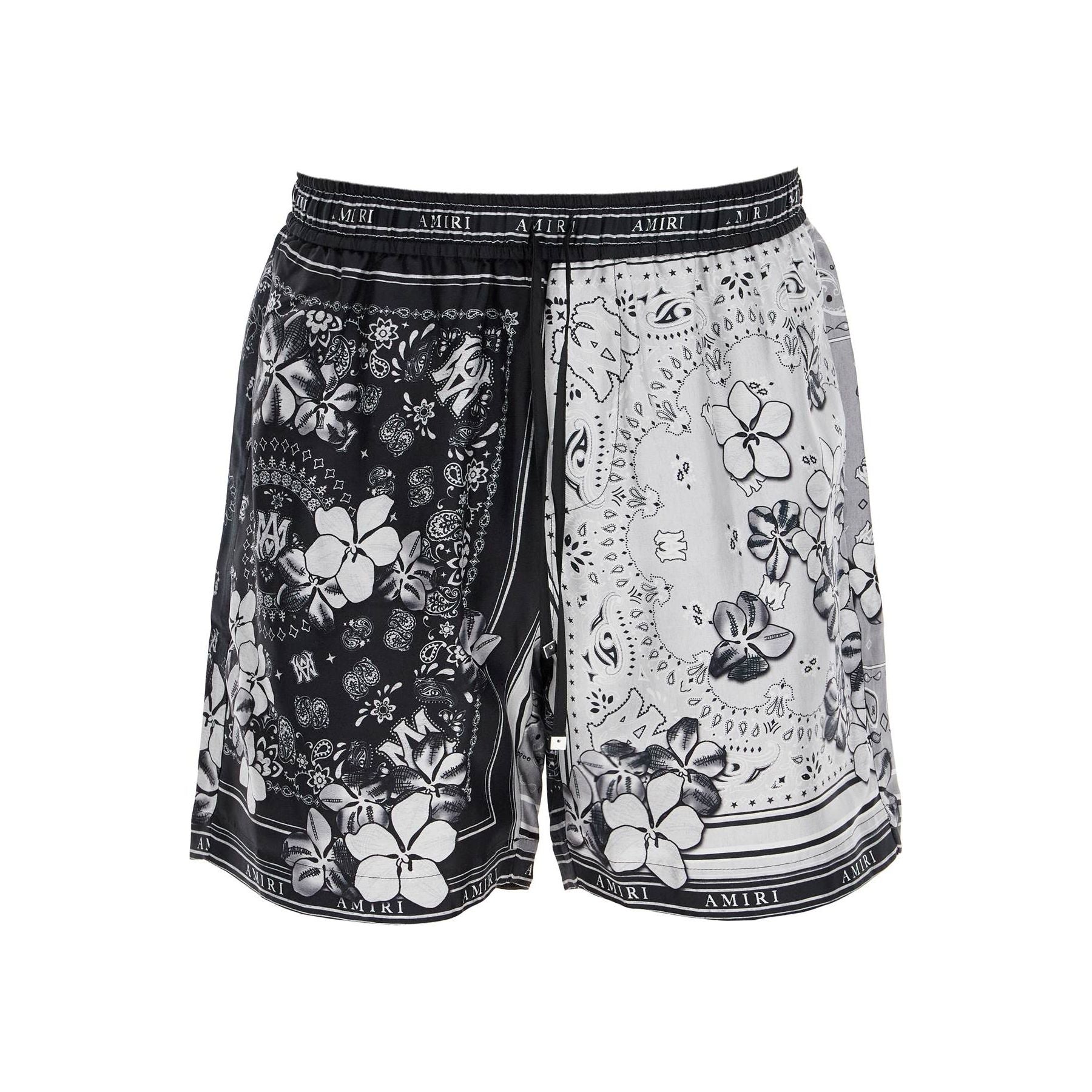 Silk Bandana Print Bermuda Shorts