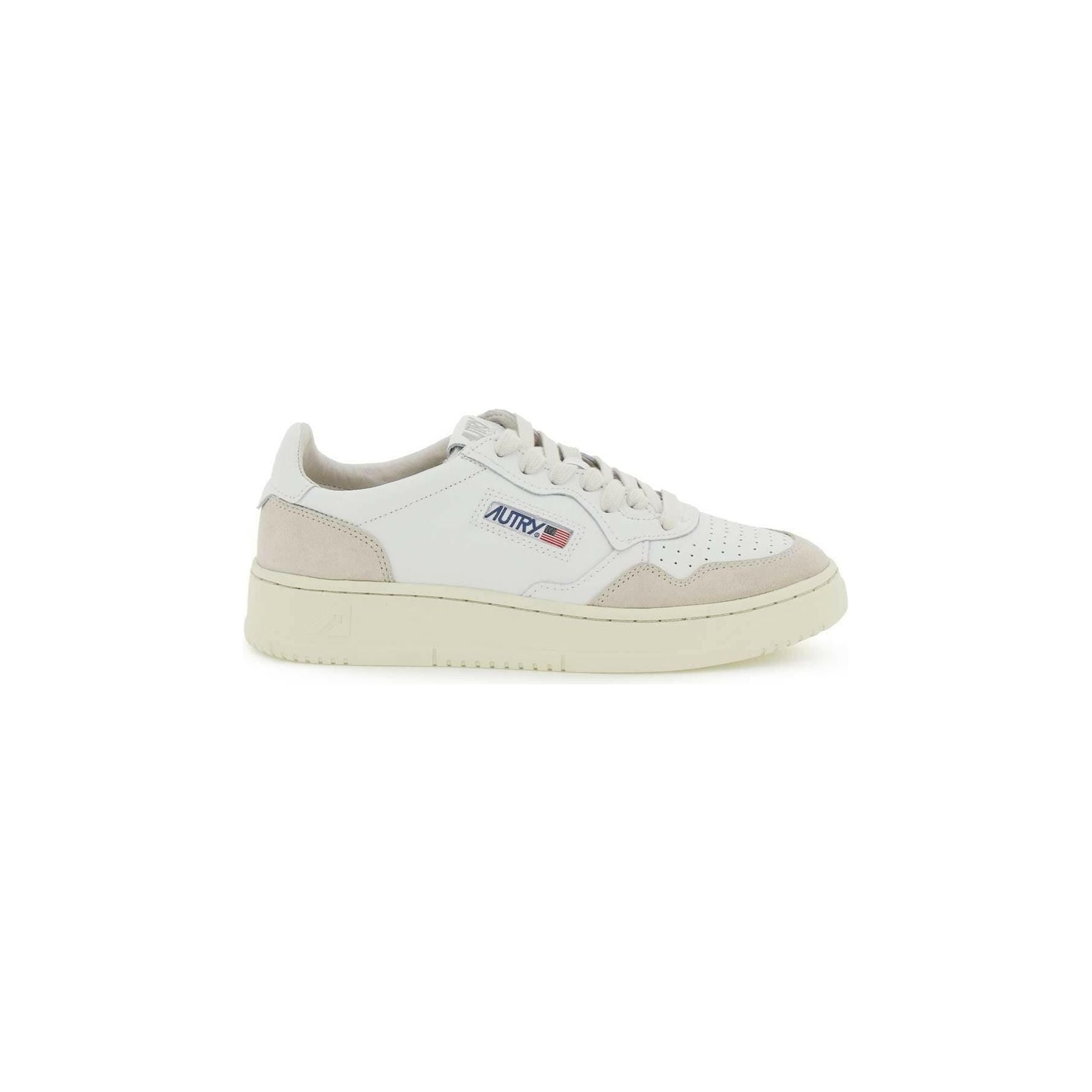 White Leather Medalist Low Sneakers AUTRY JOHN JULIA.