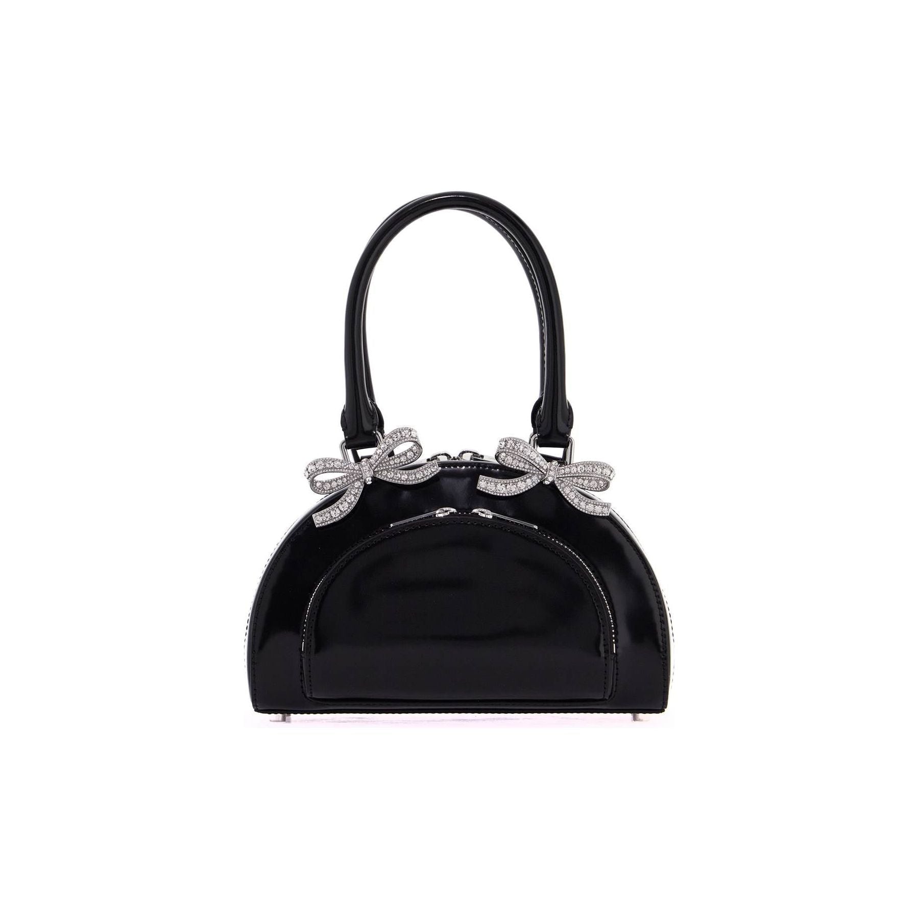 Curved Mini Handbag With Handle