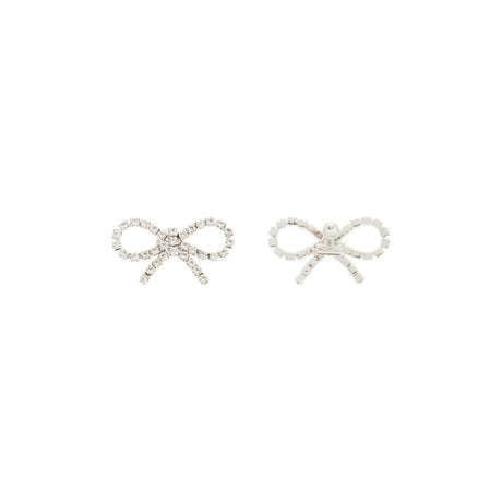 Mini Bow Crystal Earrings