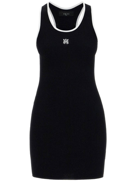 Jersey Ribbed Mini Dress Amiri