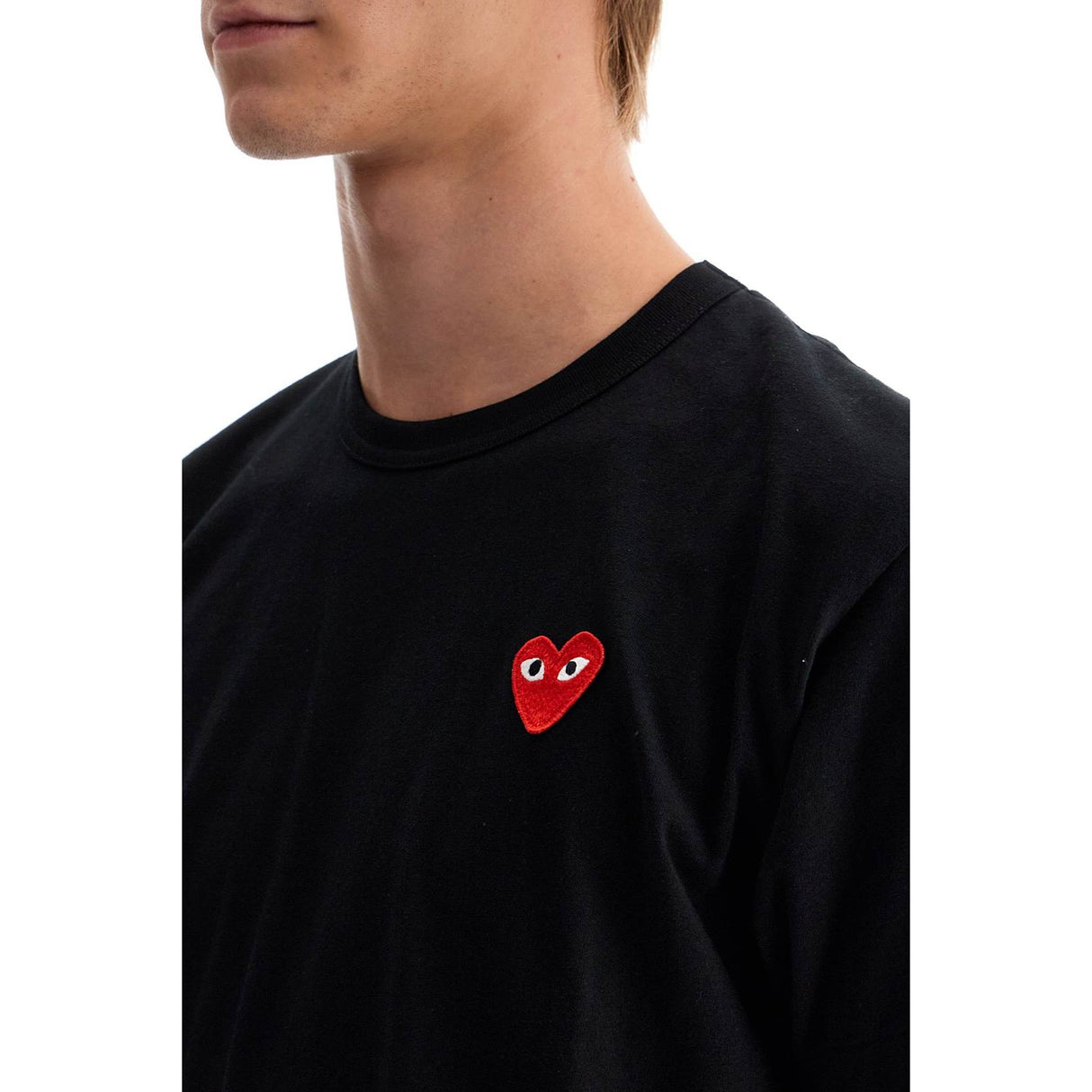 Unisex Heart Patch T-shirt With