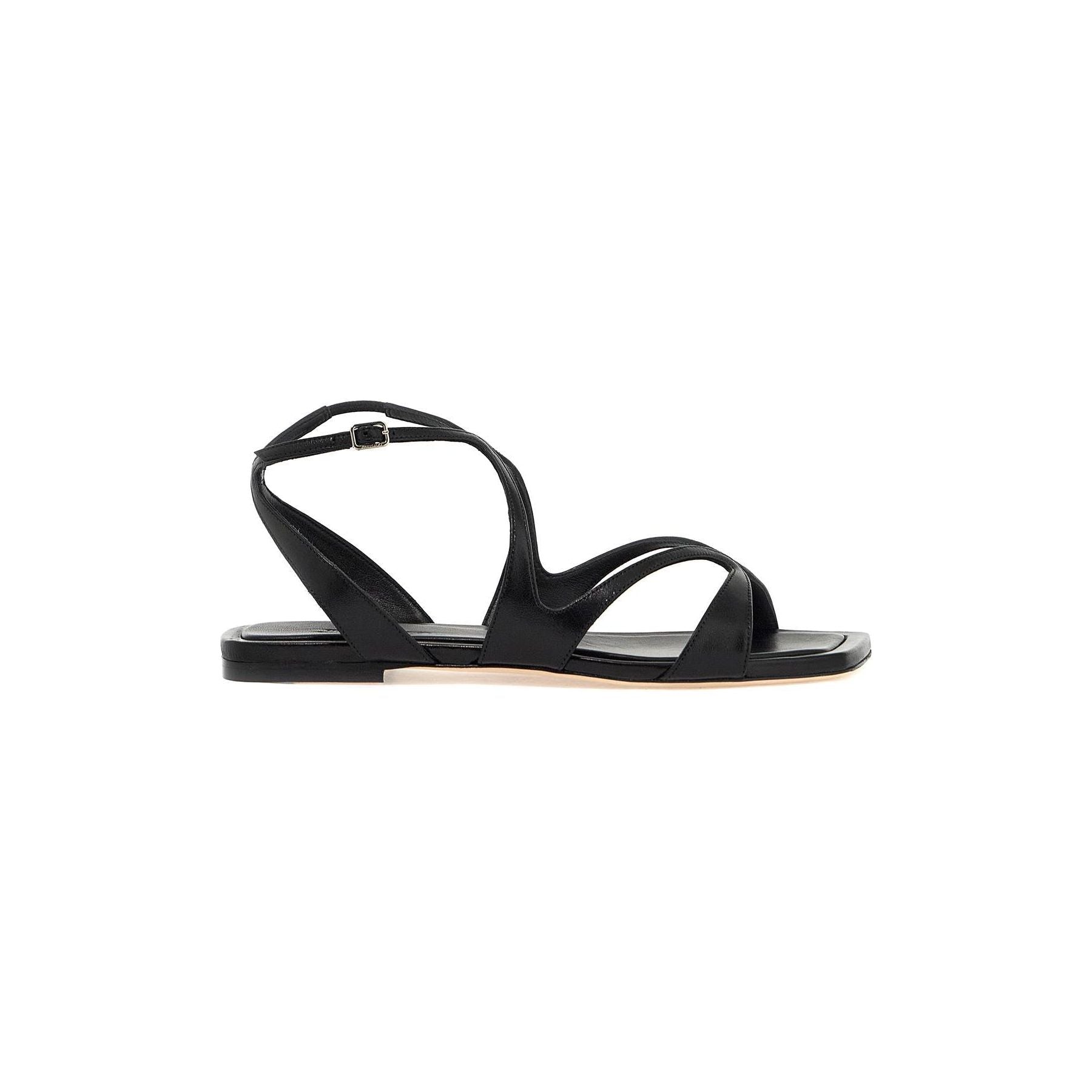 Ayla Nappa Leather Flat Sandals