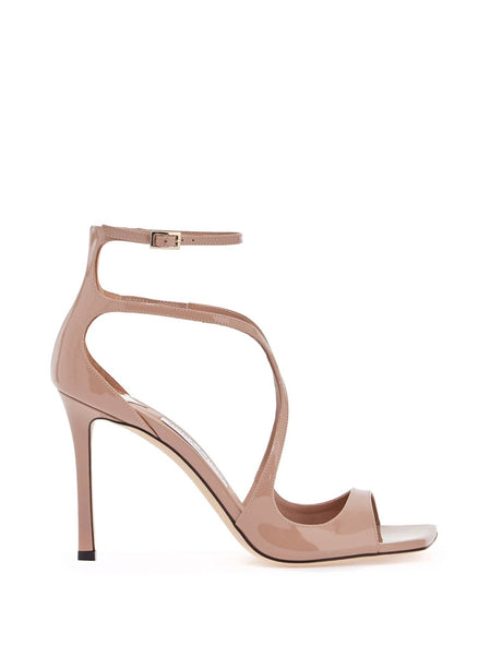 Azia 95 Patent Leather Sandals-Jimmy Choo-JOHN JULIA