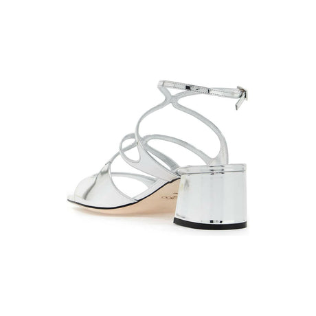 Metallic Leather Azilia 45 Sandals.