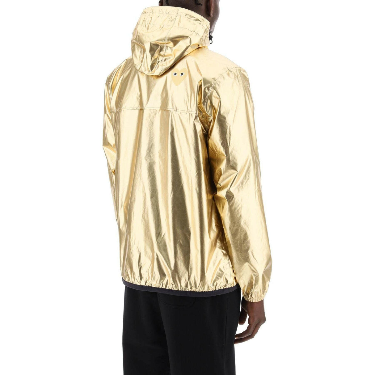 x K Way Metallic Nylon Jacket.