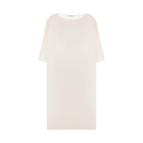 Abasi Wool Silk Midi Dress-THE ROW-JOHN JULIA