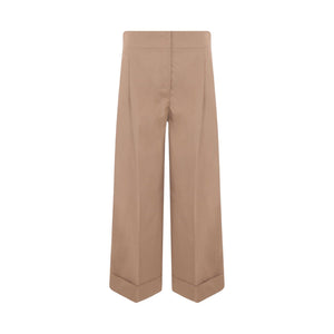 Abba Twill Wide-leg Pants-S MAX MARA-JOHN JULIA