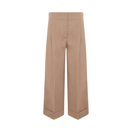 Abba Twill Wide-leg Pants-S MAX MARA-JOHN JULIA