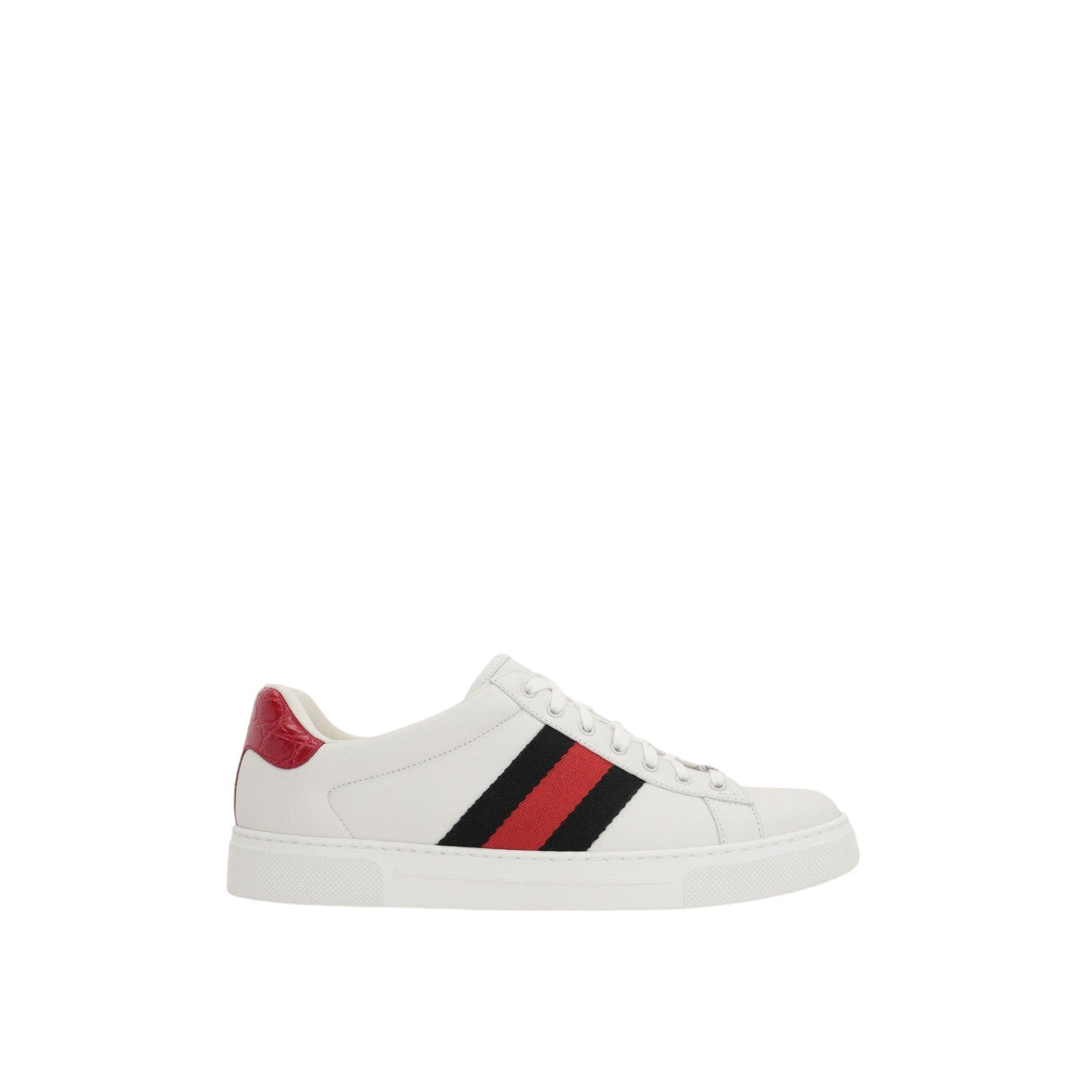 Ace Smooth Leather Sneakers-GUCCI-JOHN JULIA