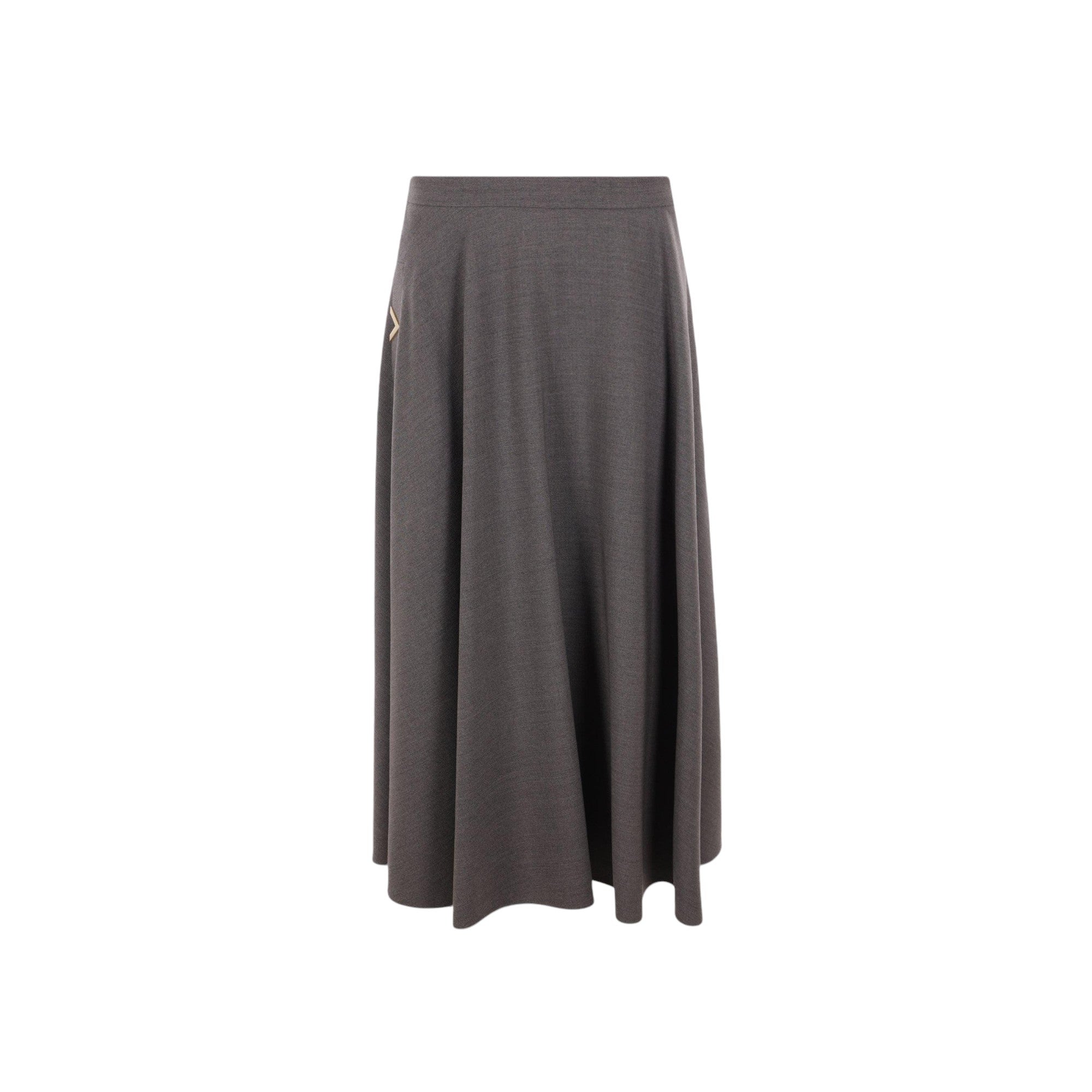 Active Gabardine Circle Skirt-VALENTINO GARAVANI-JOHN JULIA