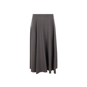 Active Gabardine Circle Skirt-VALENTINO GARAVANI-JOHN JULIA