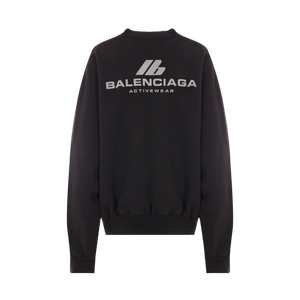 Activewear Jersey Sweatshirt-BALENCIAGA-JOHN JULIA