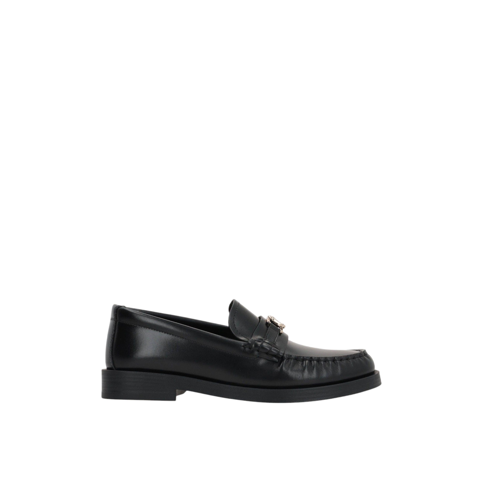 Addie Box Leather Loafers-JIMMY CHOO-JOHN JULIA