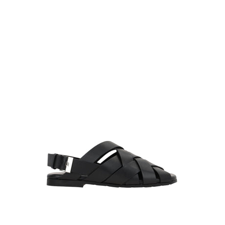 Alfie Intrecciato Leather Sandals-BOTTEGA VENETA-JOHN JULIA