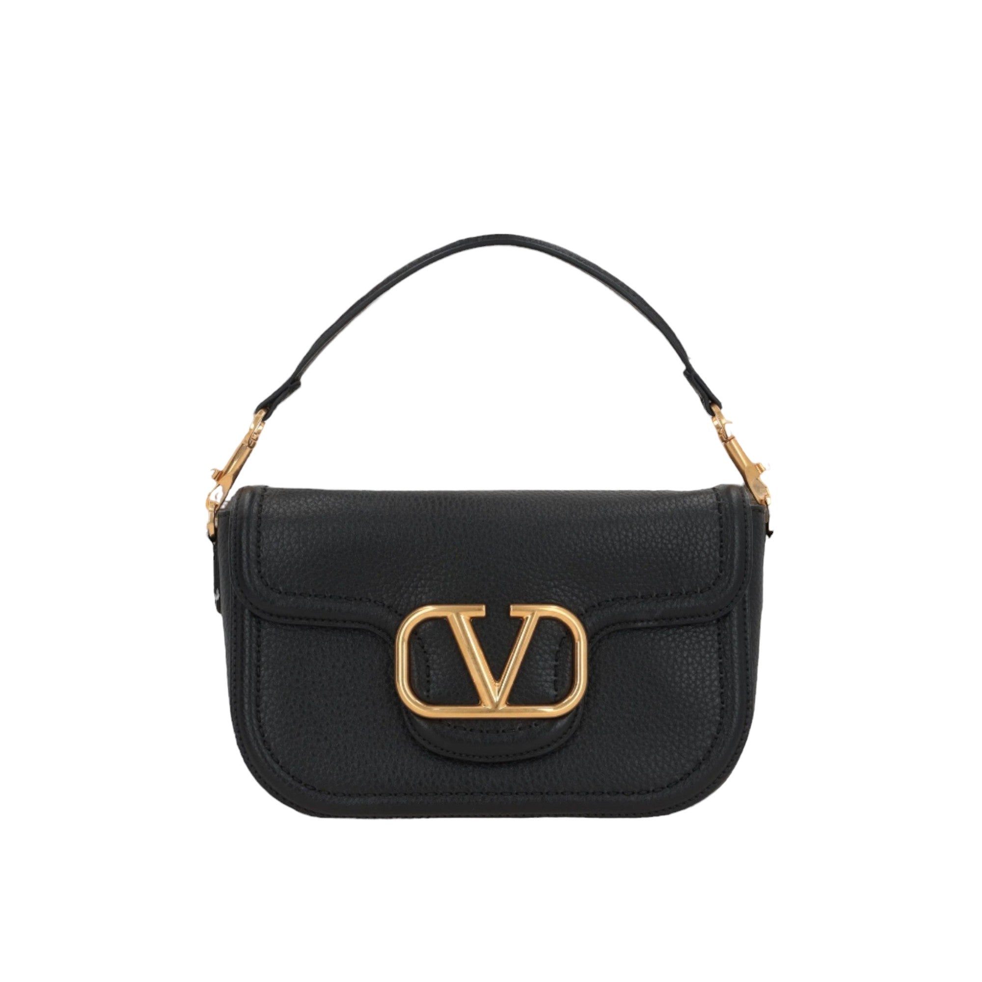 Alltime Grainy Leather Crossbody Bag-VALENTINO GARAVANI-JOHN JULIA