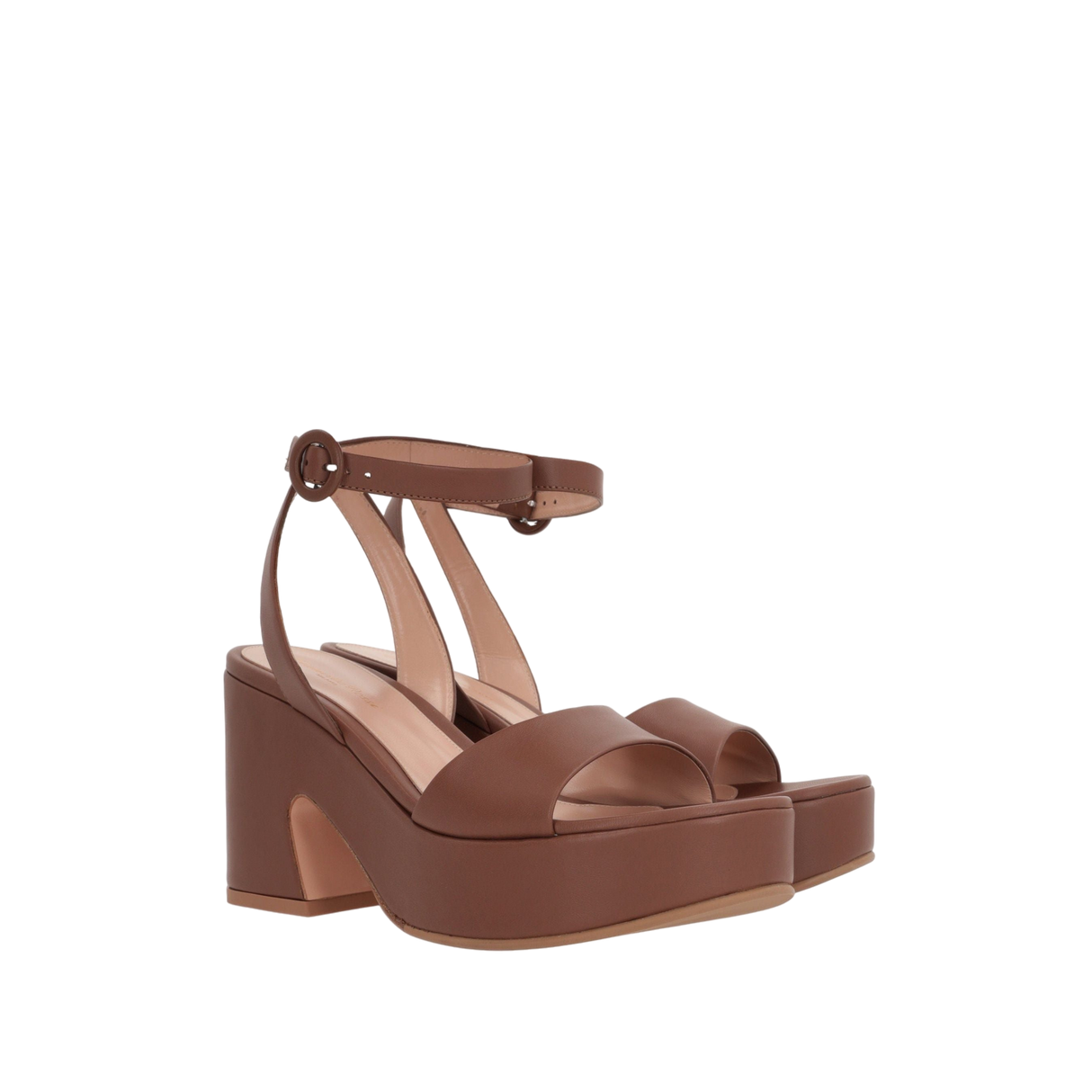 Alma Nappa Platform Sandals-GIANVITO ROSSI-JOHN JULIA