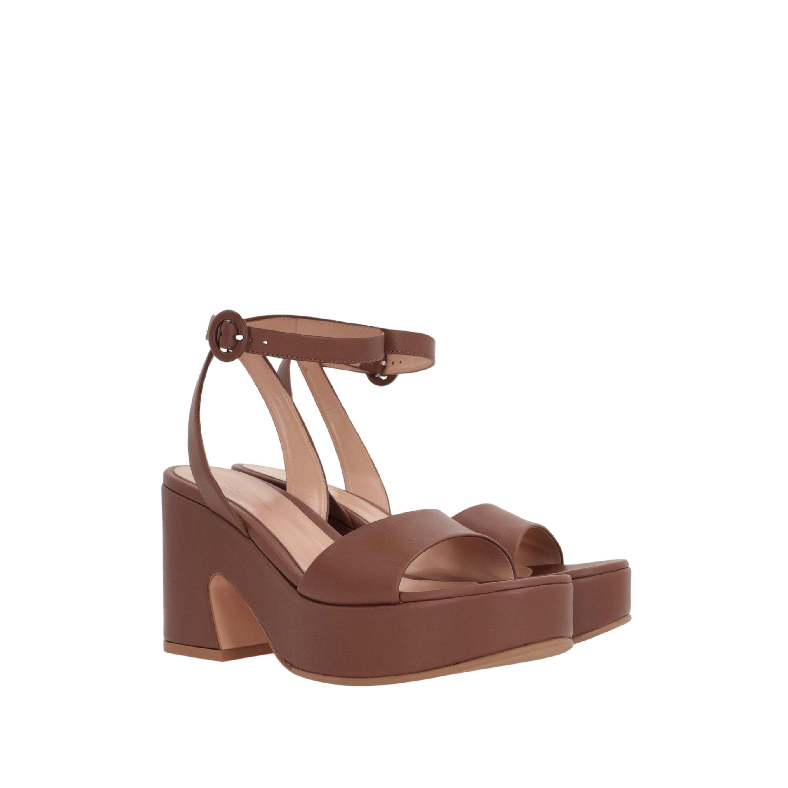 Alma Nappa Platform Sandals-GIANVITO ROSSI-JOHN JULIA