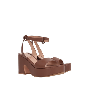 Alma Nappa Platform Sandals-GIANVITO ROSSI-JOHN JULIA