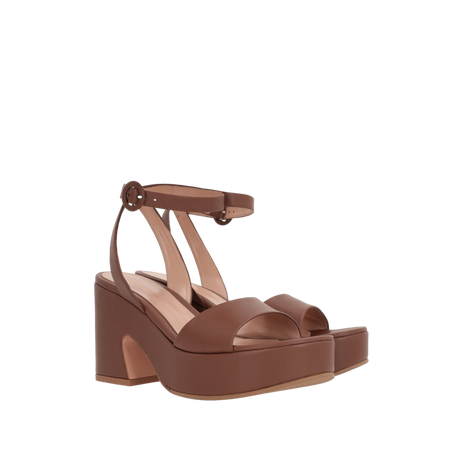 Alma Nappa Platform Sandals-GIANVITO ROSSI-JOHN JULIA