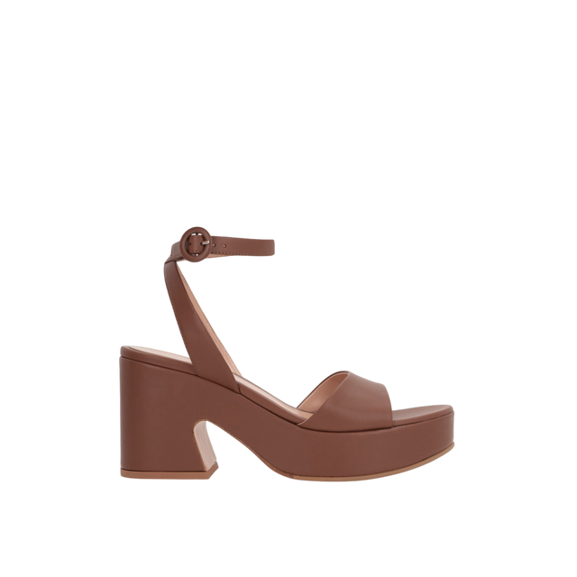 Alma Nappa Platform Sandals-GIANVITO ROSSI-JOHN JULIA