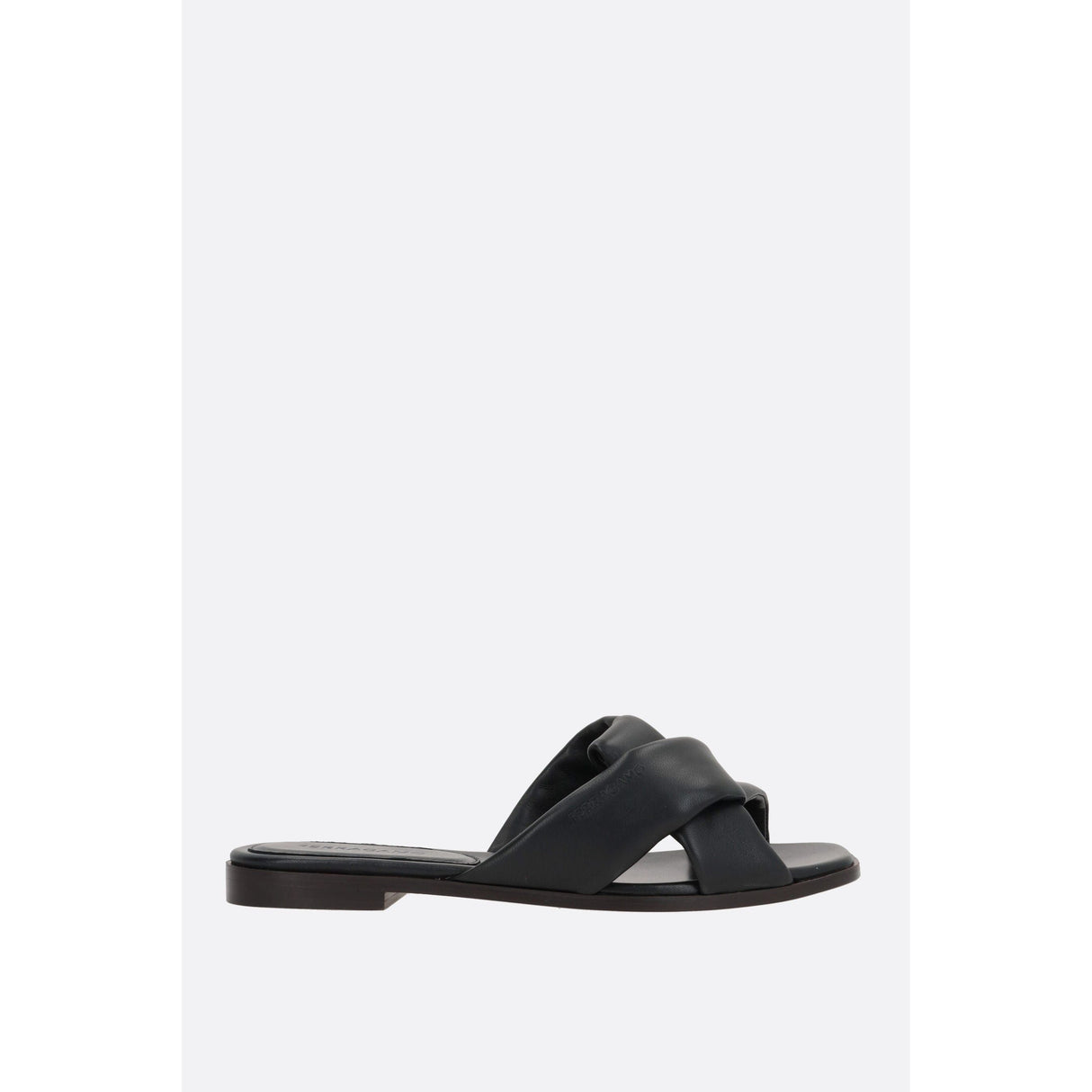 Alrai Nappa Slide Sandals-FERRAGAMO-JOHN JULIA