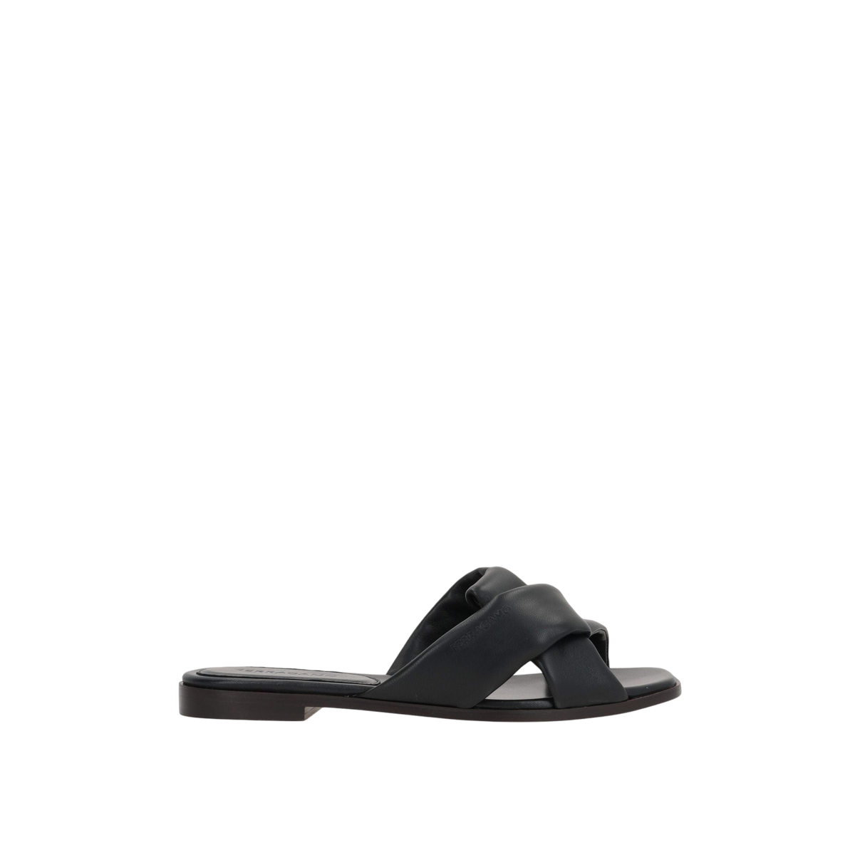 Alrai Nappa Slide Sandals-FERRAGAMO-JOHN JULIA