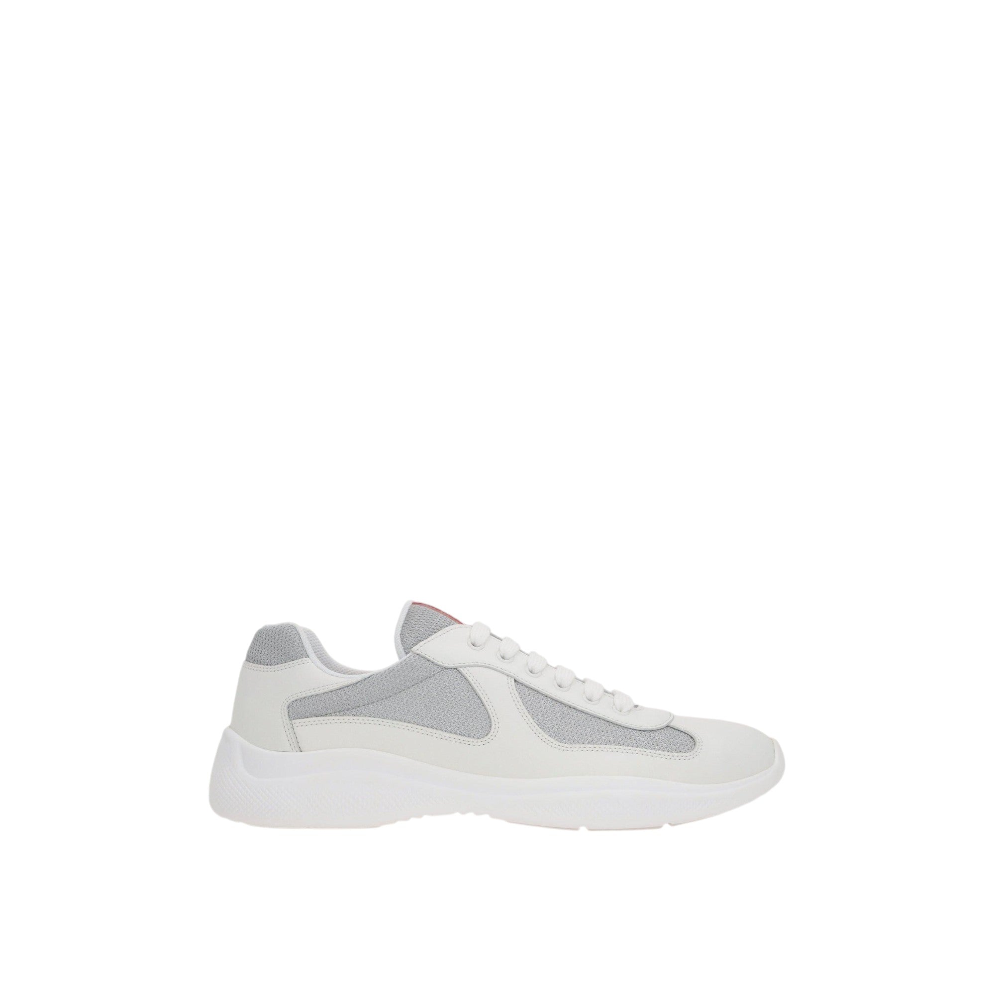 Americas Cup Leather Mesh Sneakers-PRADA-JOHN JULIA