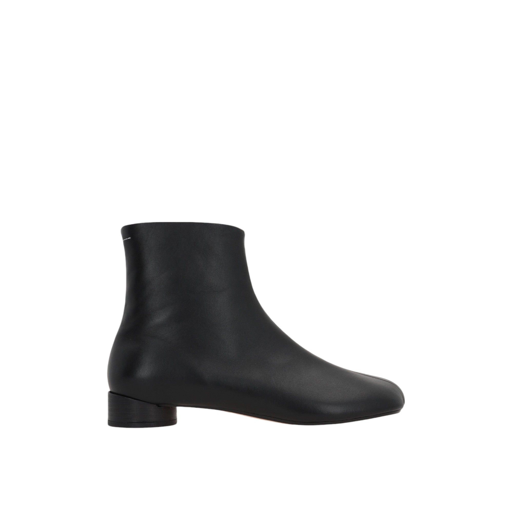 Anatomic Smooth Leather Ankle Boots-MM6 Maison Margiela-JOHN JULIA