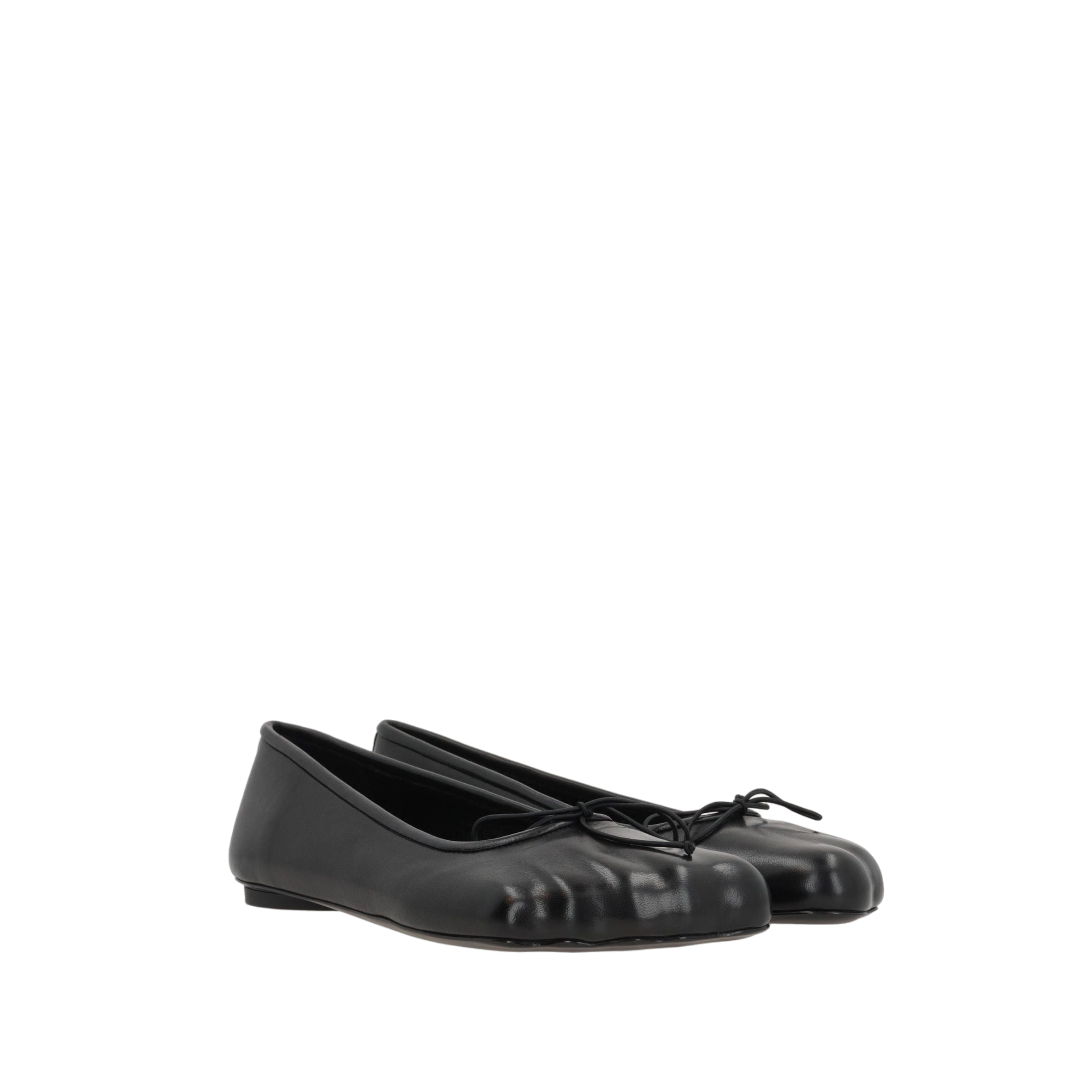 Anatomic Smooth Leather Ballerinas-BALENCIAGA-JOHN JULIA