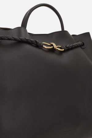 Andiamo Large Handbag In Smooth Leather-BOTTEGA VENETA-JOHN JULIA