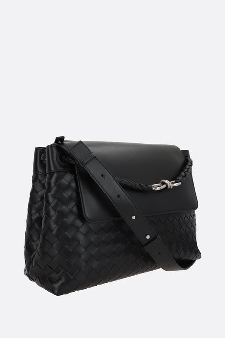 Andiamo Medium Messenger Bag In Intrecciato 15-BOTTEGA VENETA-JOHN JULIA