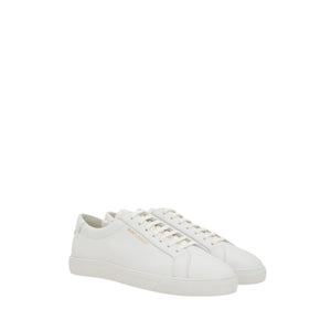 Andy Smooth Leather Sneakers-SAINT LAURENT-JOHN JULIA