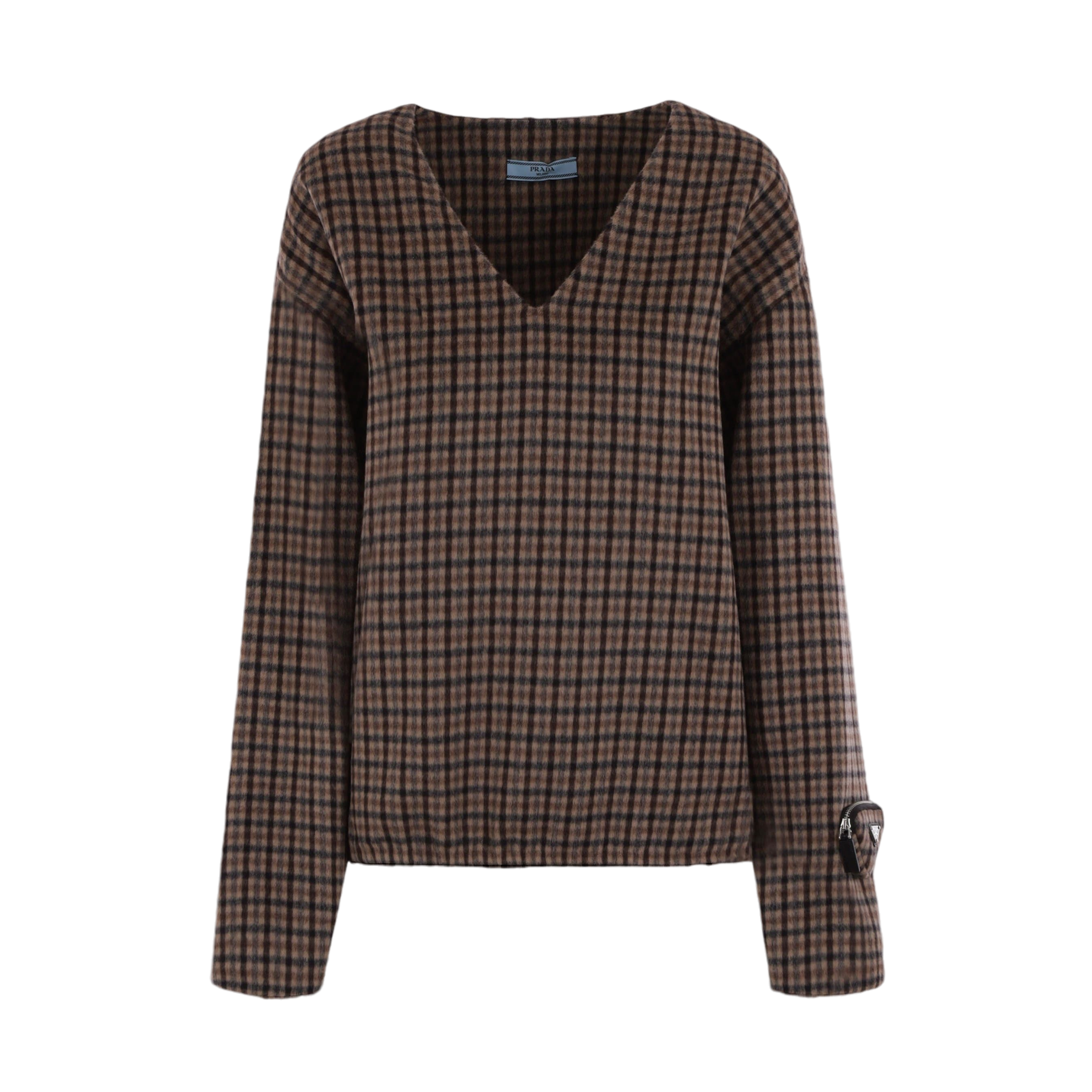 Angora and Wool Sweater-PRADA-JOHN JULIA