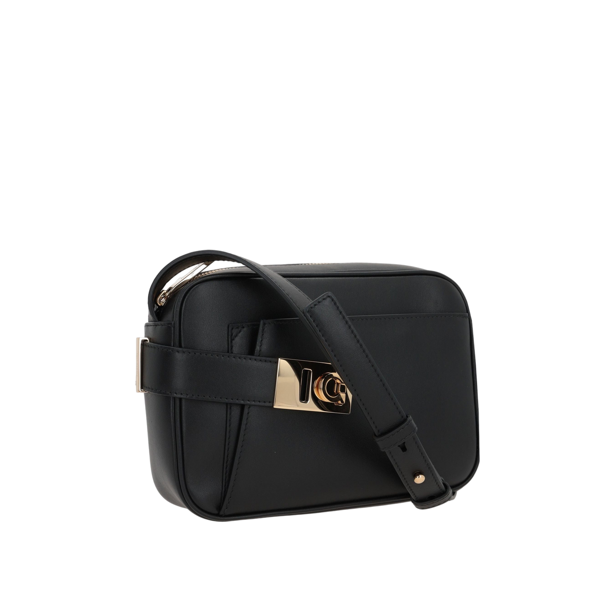 Archive Small Smooth Leather Crossbody Bag-FERRAGAMO-JOHN JULIA