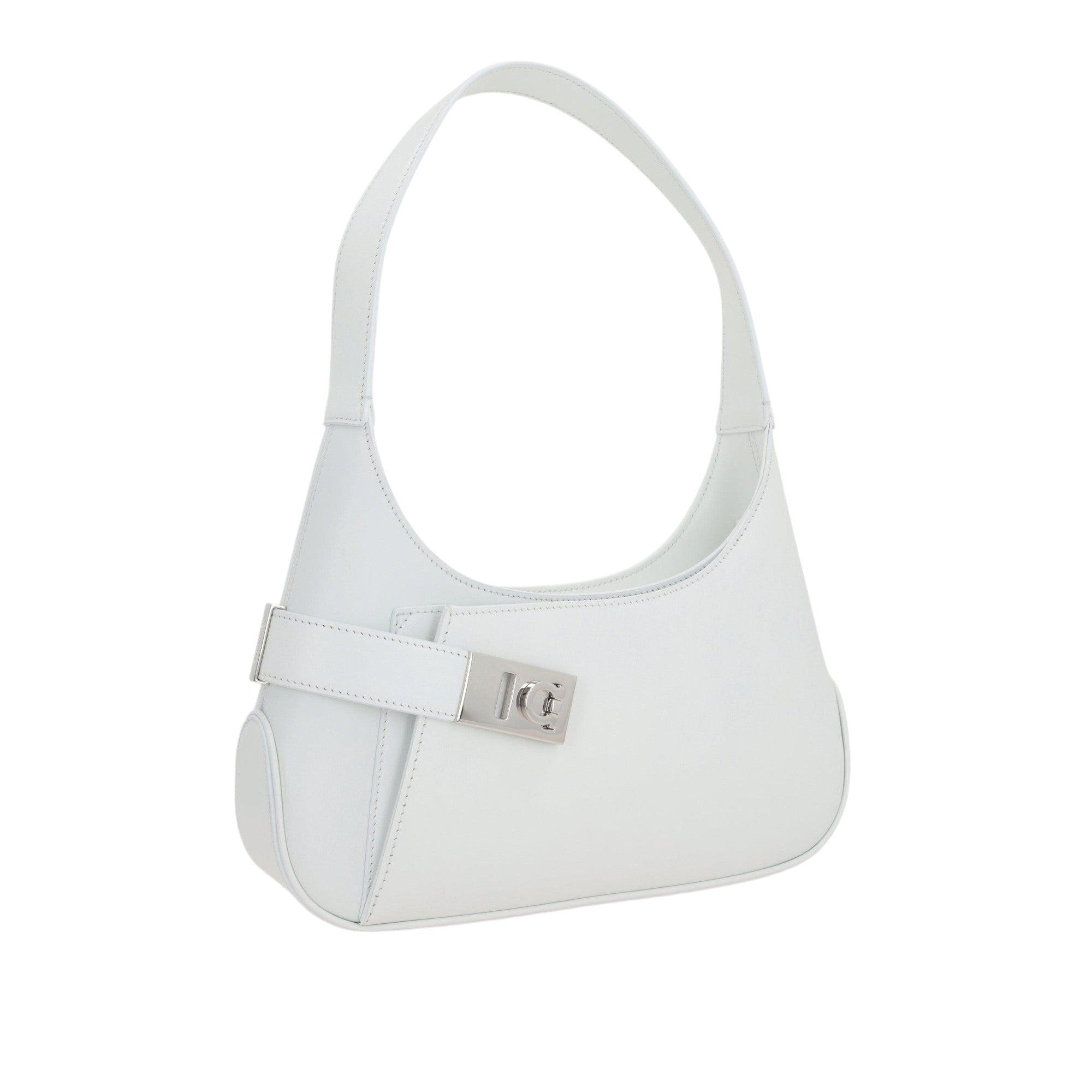 Archive Smooth Leather Hobo Bag-FERRAGAMO-JOHN JULIA