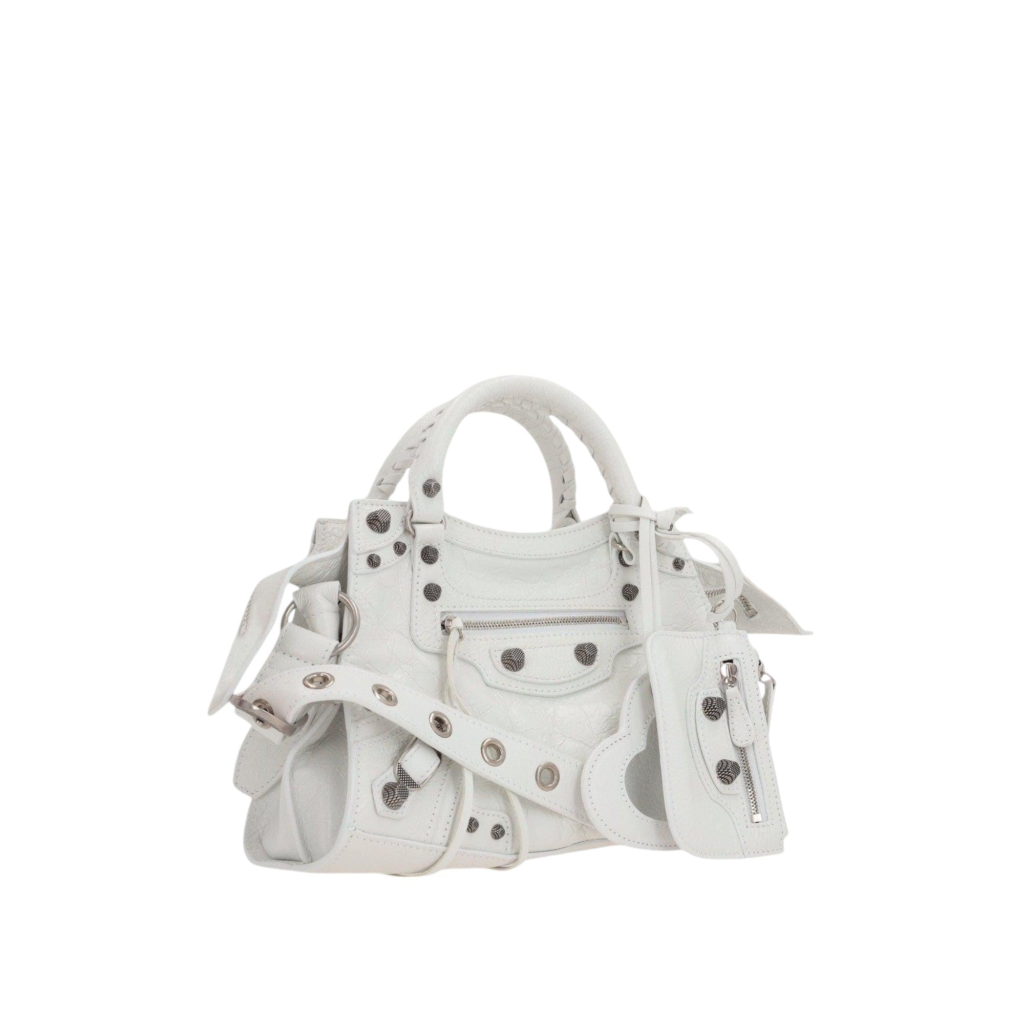 Arena Leather Neo Cagole Handbag-BALENCIAGA-JOHN JULIA