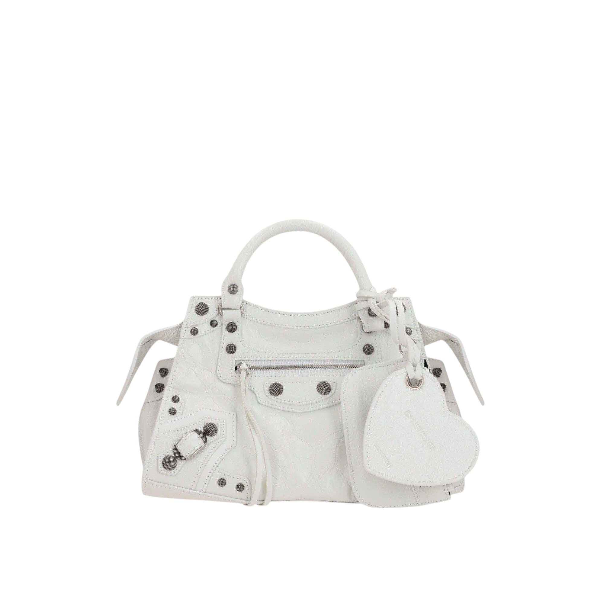 Arena Leather Neo Cagole Handbag-BALENCIAGA-JOHN JULIA