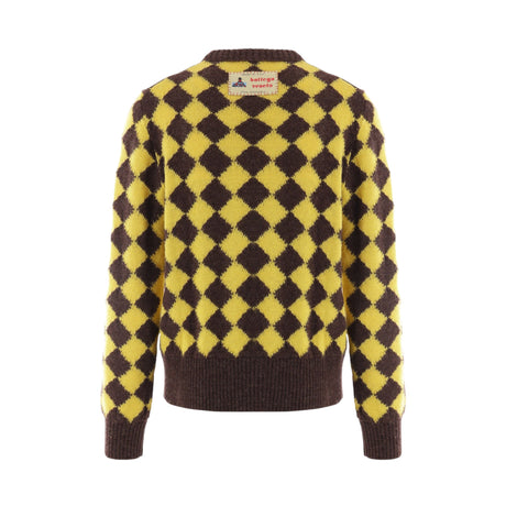 Argyle Wool Sweater-BOTTEGA VENETA-JOHN JULIA