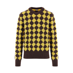 Argyle Wool Sweater-BOTTEGA VENETA-JOHN JULIA