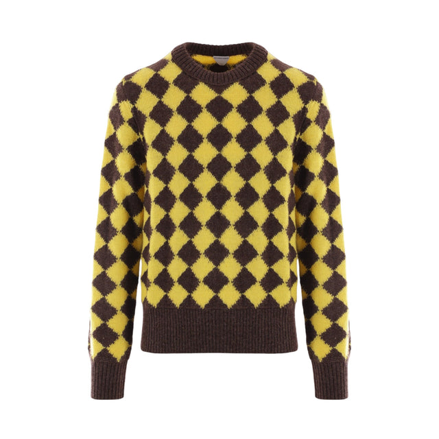 Argyle Wool Sweater-BOTTEGA VENETA-JOHN JULIA