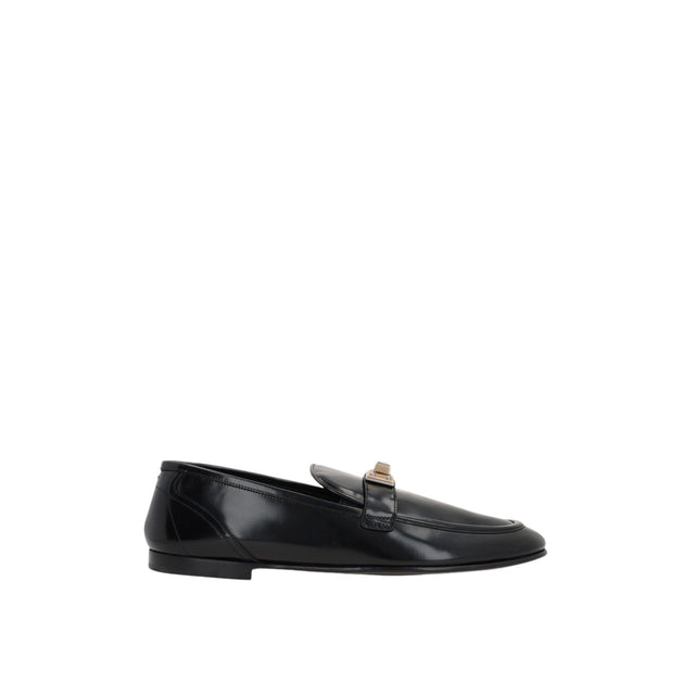 Ariosto Brushed Leather Loafers-DOLCE & GABBANA-JOHN JULIA