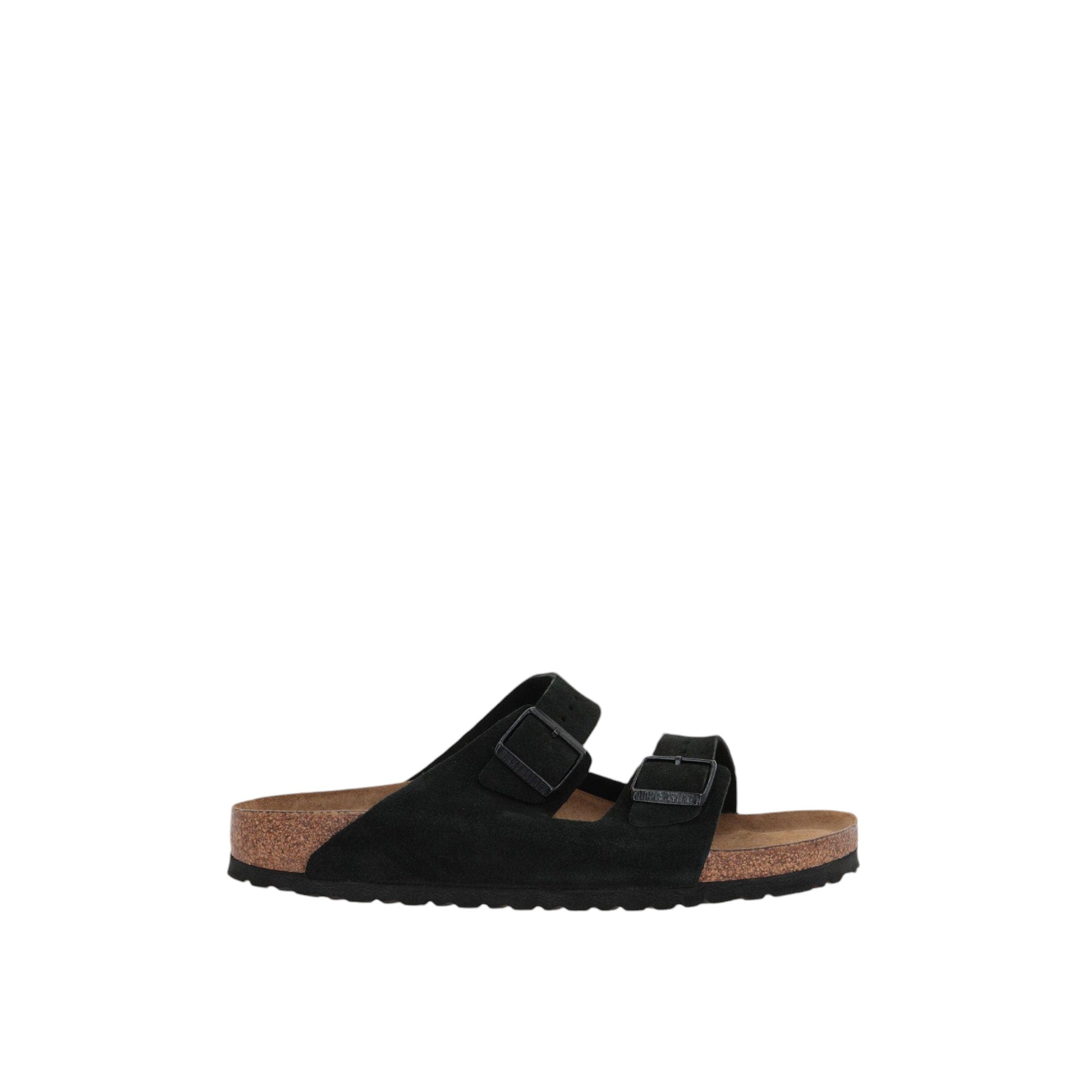 Arizona Suede Flat Sandals-BIRKENSTOCK-JOHN JULIA