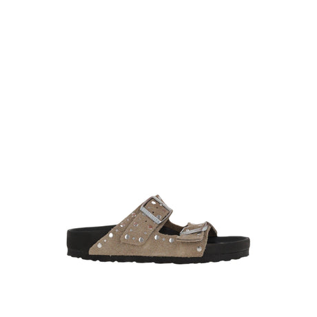 BIRKENSTOCK-Arizona Suede Flat Sandals-JOHN JULIA