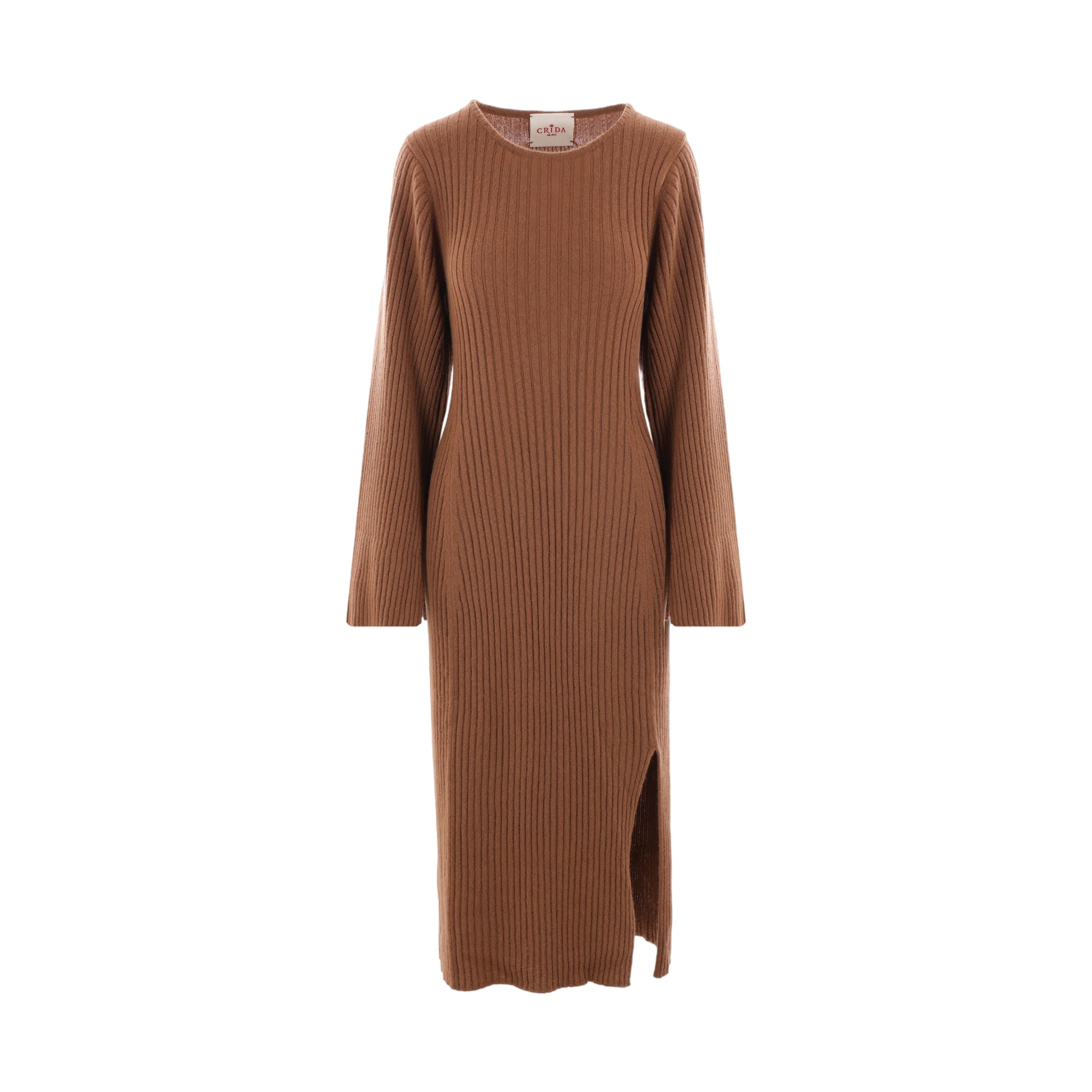 Asiago Cashmere Knit Midi Dress-CRIDA-JOHN JULIA